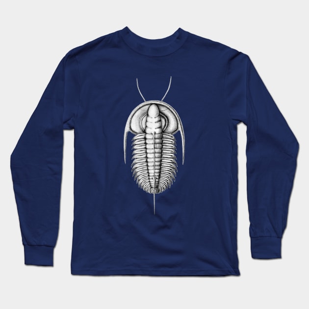 Redlichia, Cambrian Trilobite from Kangaroo Island Long Sleeve T-Shirt by KKpalaeoartist